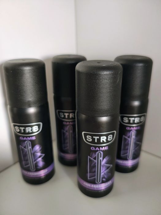 STR8 GAME dezodorant w sprayu 50ml x 4