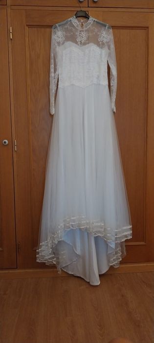 Vestido de noiva renda italiana