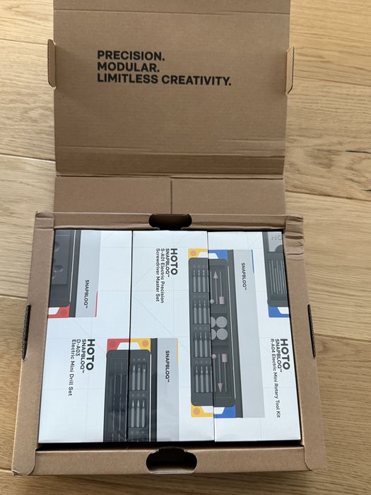 Hoto SNAPBLOQ zestaw wkrętaków mini wiertarki