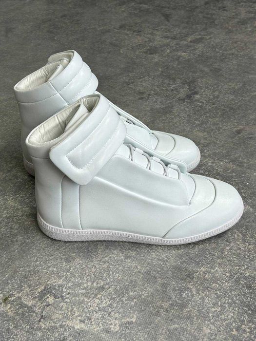MAISON MARGIELA FUTURE WHITE HIGH кеди білі кросівки кеды белые 40