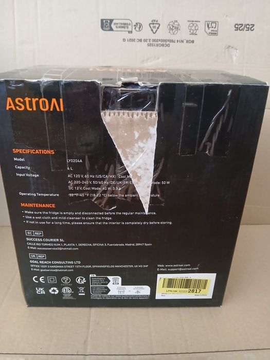Мініхолодильник 4 л. ASTROLI