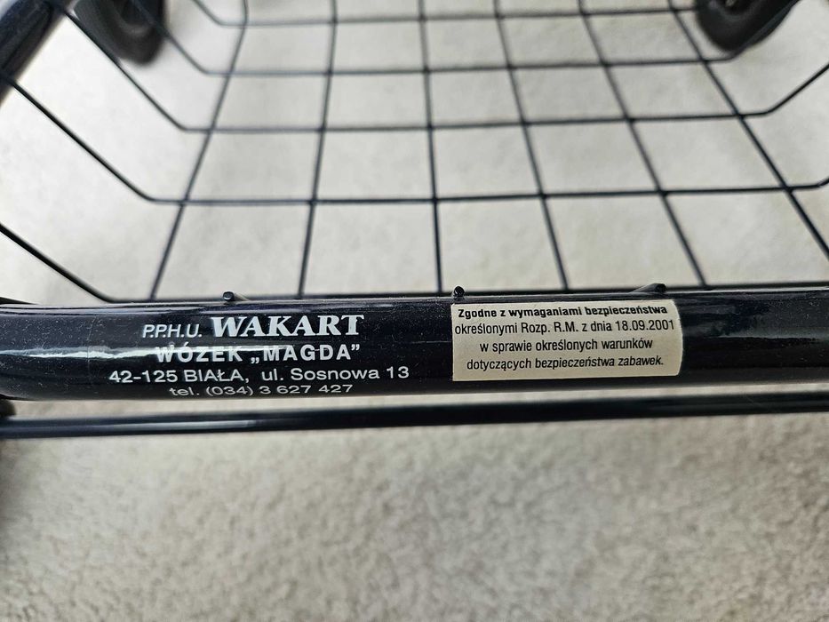 Zabawka wózek dla lalek