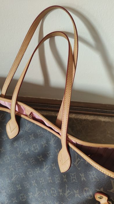 Torebka neverfull skóra naturalna shopperka duża