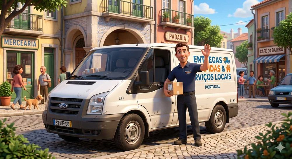 Entregas e Transportes Rápidos | Leiria • Coimbra • Pombal | Ford Transit