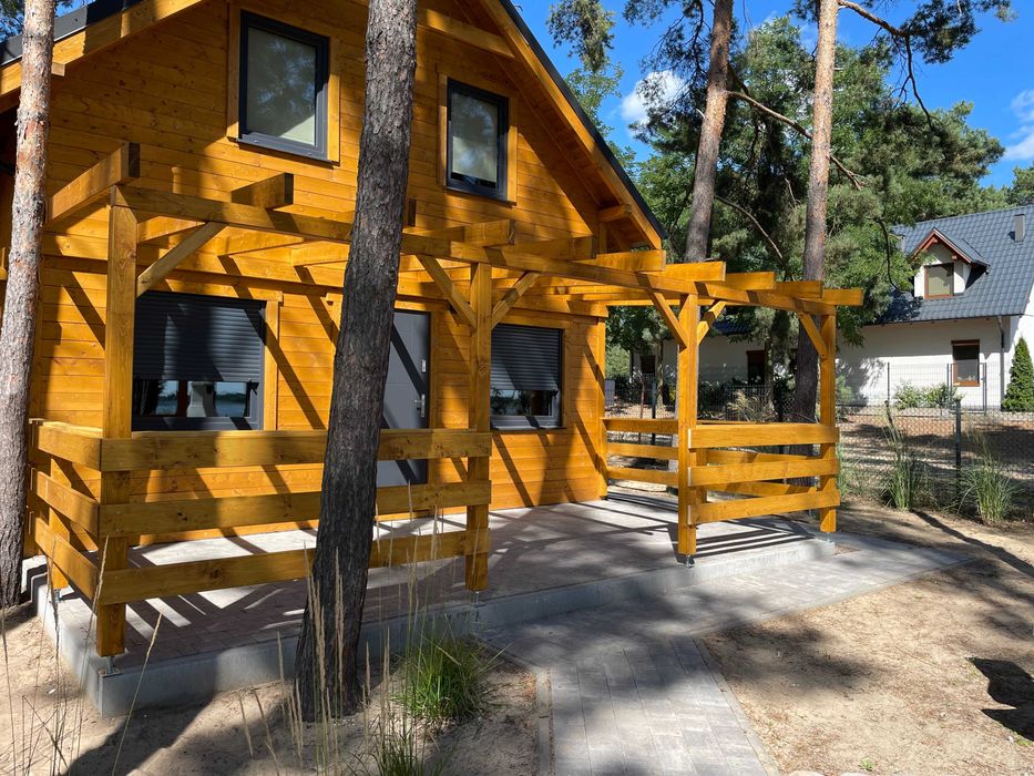 Domek nad jeziorem 6-8 osób na Sylwestra w Wieleniu. Domek na wynajem