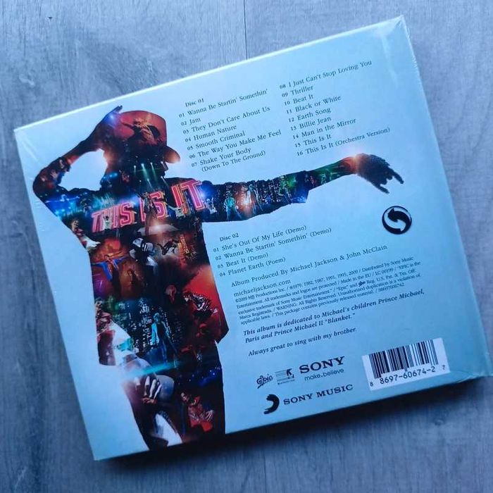 Michael Jackson This is It! 2CD New