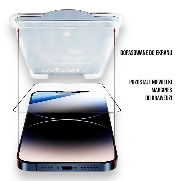 Szkło hartowane BRAVE BEAR CLEAR - iPhone 14 Pro Max - JAKOŚĆ PREMIUM