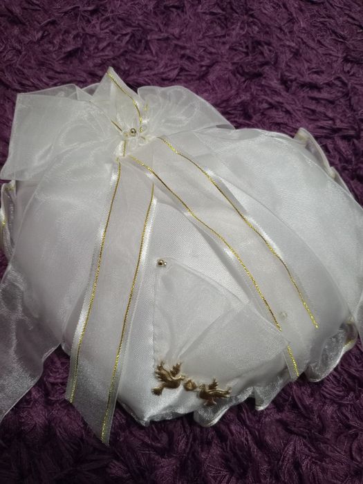 Poduszki na obrączki 2 szt. Serca