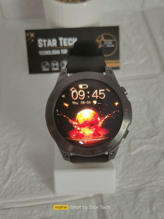 SmartWatch DM50 AMOLED [Preto|PRATA]