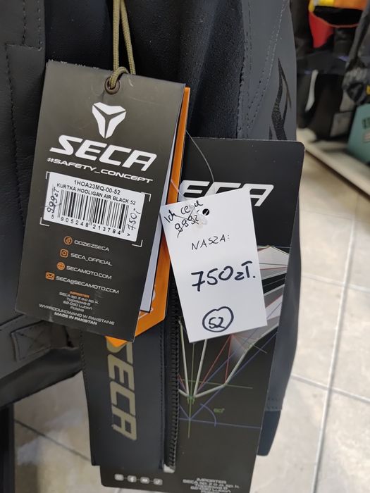 Kurtka motocyklowa skórzana SECA HOOLIGAN AIR  roz 52