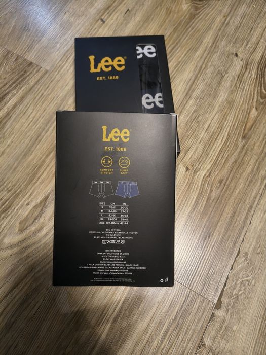 Bokserki męskie Lee XXL 2pak x2 komplety
