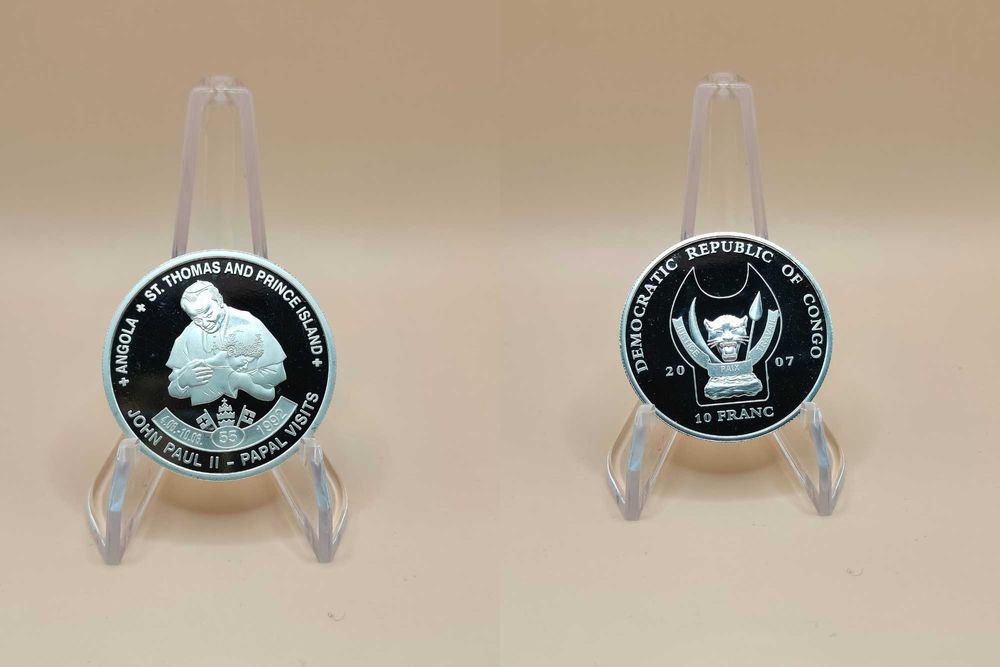 Monety Jan Paweł II - pielgrzymki