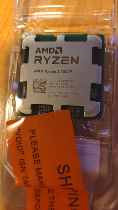 Комплект AM5 Ryzen 5 7500F, Gigabyte B650M Wifi, DDR5 16Gb