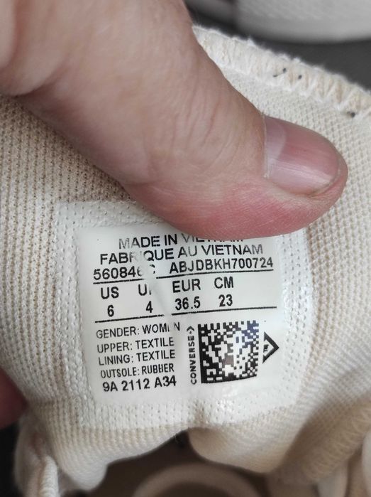 - Converse All Star - Trampki na platformie r. 36,5