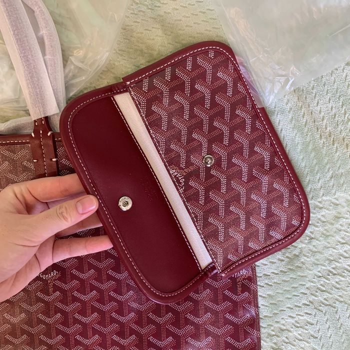 Torba Shopper w Kolorze Czerwonobrązowym GoyardSaintL0uis –