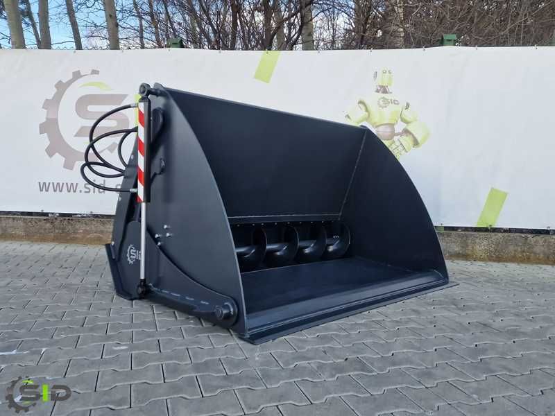 Łyżka dozująca ze ślimakiem, do zadawania paszy 2,5m 2,1m3 [LDS7] SID
