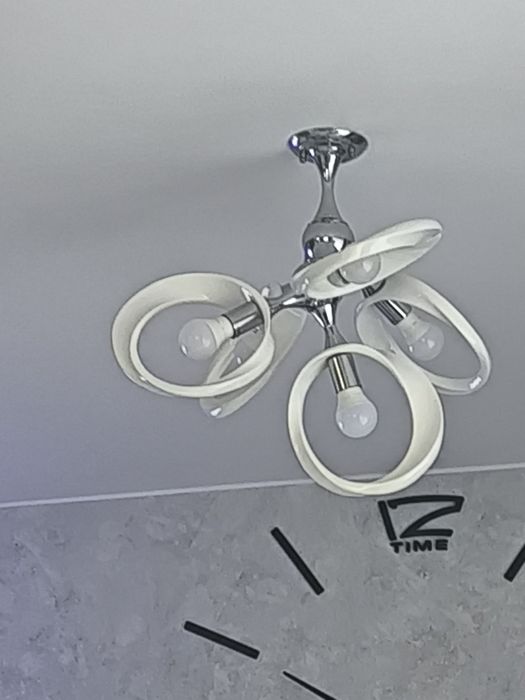 Komplet lamp sufitowych szklanych