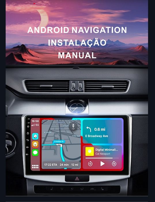 Rádio Car 2DIN-GPS-Android+CAM