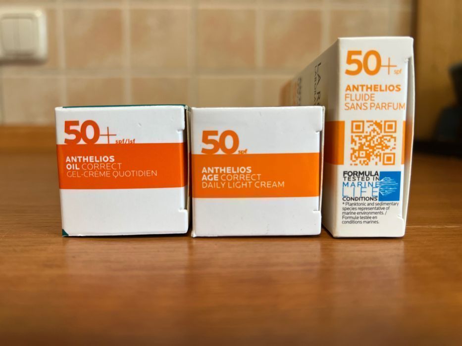 La Roche Posay SPF 50 + (ANTHELIOS UVMune 400/ Age corrector / oil )