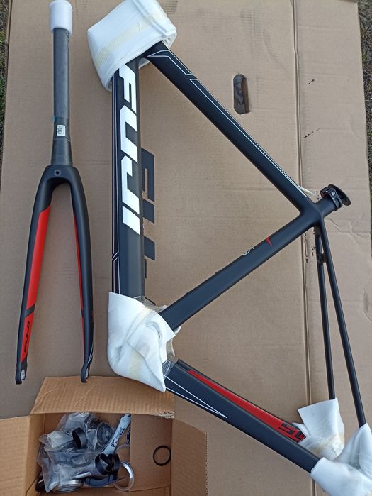 Nowa rama Karbonowa Szesa Gravel  Fuji Cube Giant Frame set widelec +
