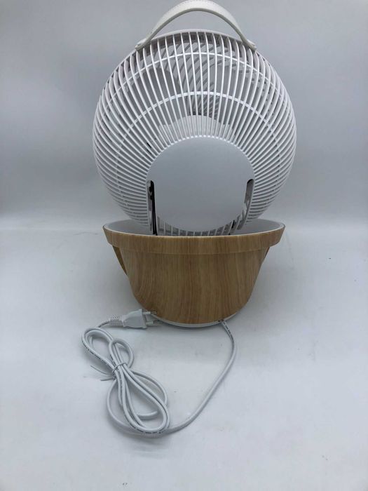 Cichy wentylator biurkowy 4UMOR 21W 12 prędkości z pilotem biel