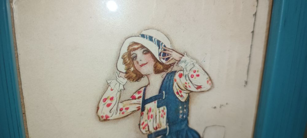 Antigo postal francês 1 metade do século XX