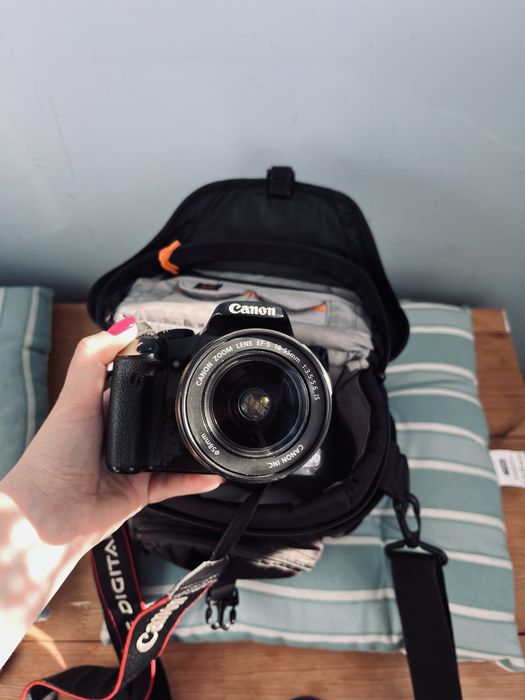 Canon EOS 450D + сумка Lowepro та аксесуари