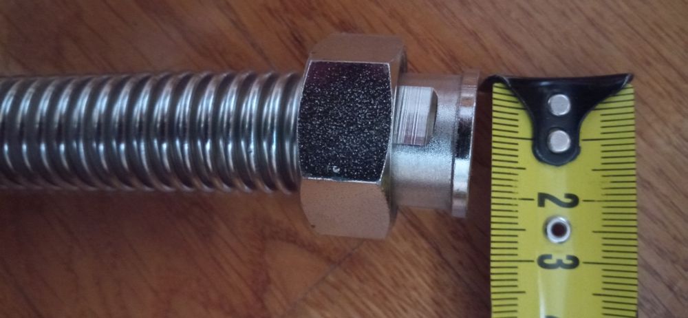 Шланг для газу Eco-flex 3/4'' ВЗ 80 см ("папка" - "мамка").