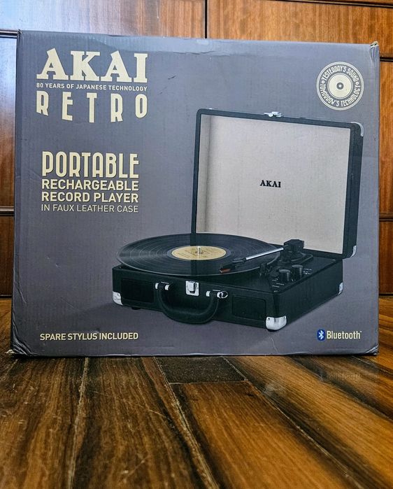 AKAI Retro Leitor de Vinil