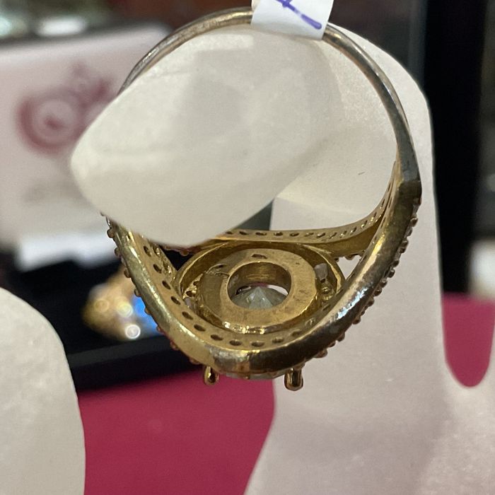 Anel prata 925 medida 17 mm