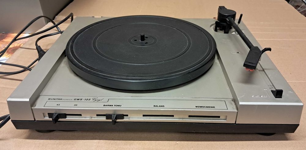 Retro Gramofon Unitra ŁZR Fonica GWS-122