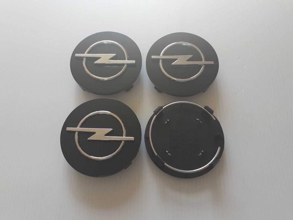 Centros/tampas de jante completos Opel com 56, 59, 60, 64 e 68 mm