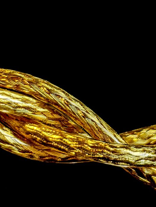 Кабель hi fi mmcx 2 pin 0.78 7N OCC срібні т амідні жили з позолотою