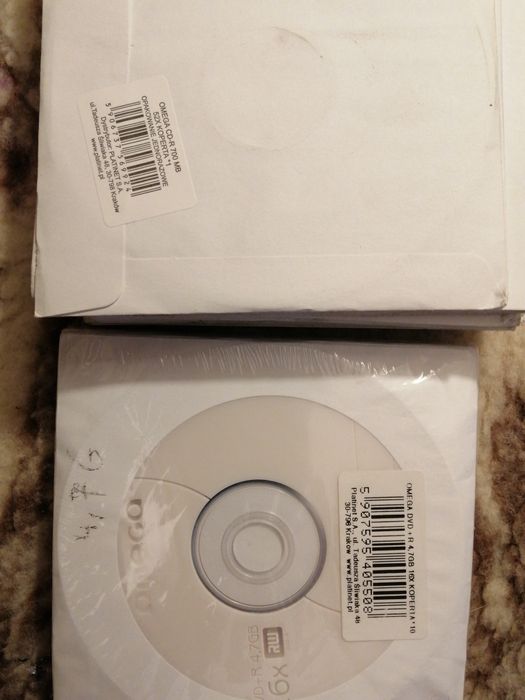 Plyty CD Omega 700MB i 4,7GB