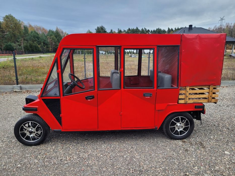 Melex 4 osoby + skrzynia kabina alufelgi po remoncie transport Straż