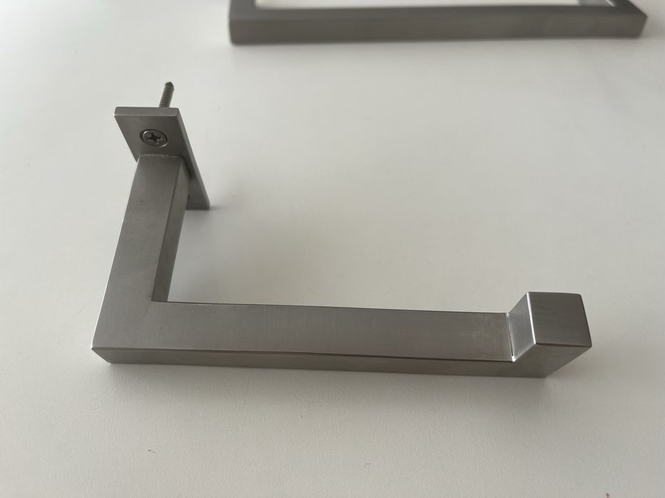 Conjunto de toalheiros inox escovado, JNF, 5 peças