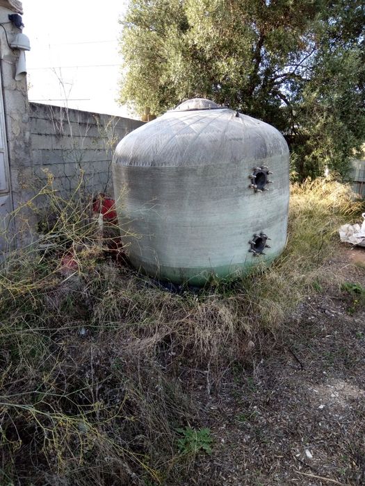 Tanque de fibra resistente purificador de água