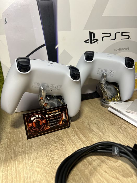 Магазин! Sony PlayStation 5 Slim Blu-ray 1TB White Б/у + DualSense portal