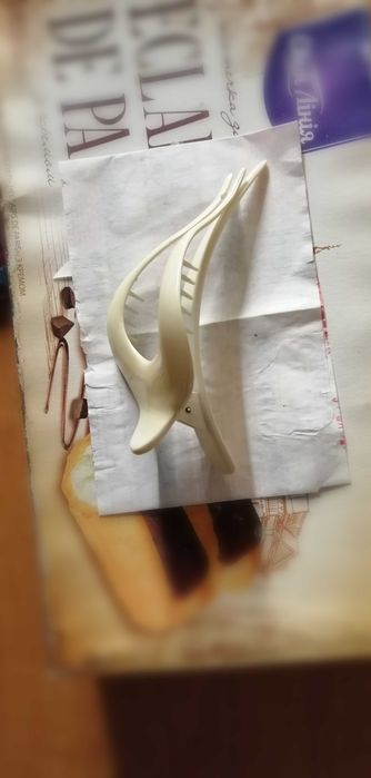 Модная Заколка Франция б/у для волос Обмен на смартфон картины серебро