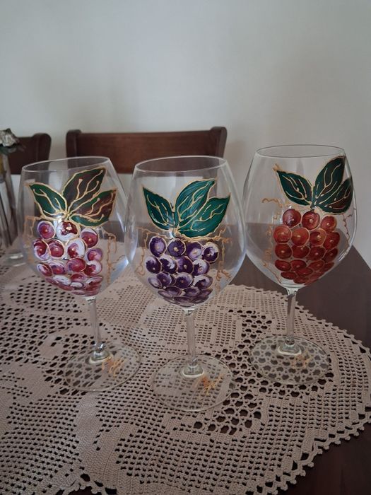 Conjunto copos pintados à mão483748258430341120