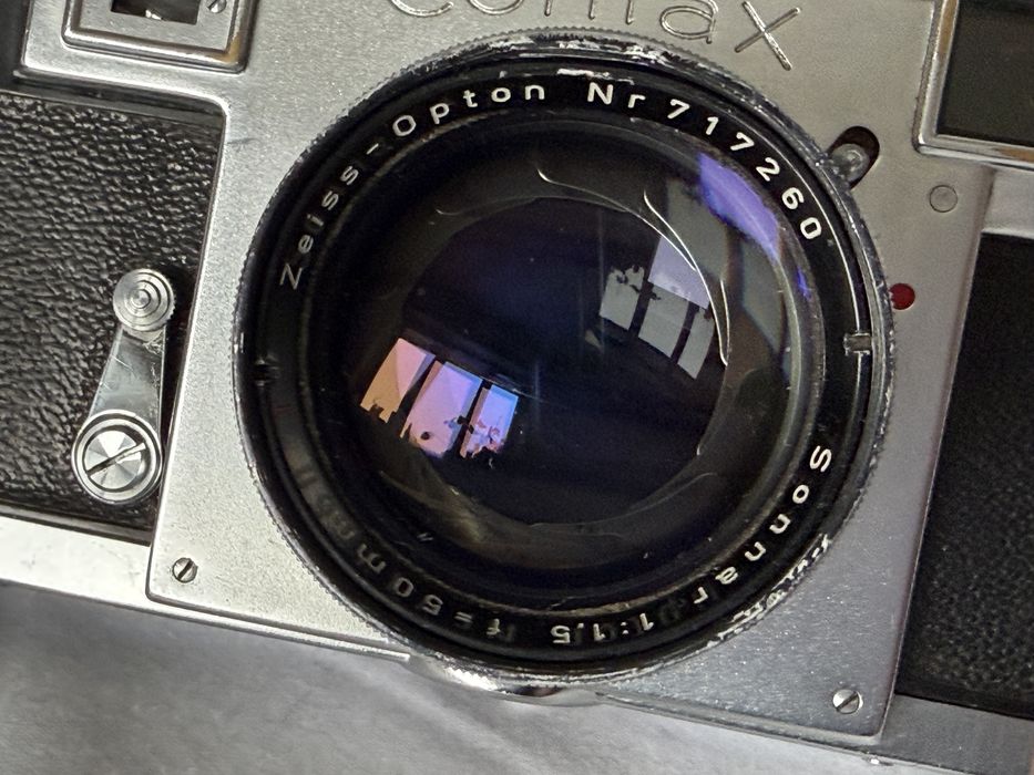 Contax IIIa обʼєктив Carl Zeiss Sonnar T 50mm 1.5 Zeiss Ikon