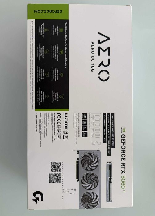 Nowa GIGABYTE GeForce RTX 5060 Ti Aero 16GB