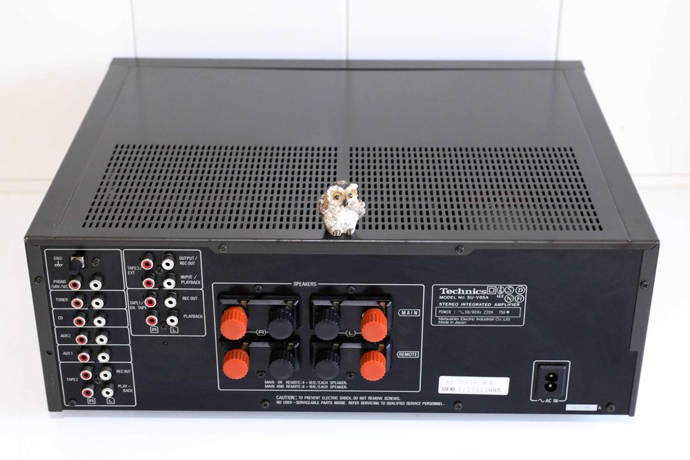 Technics SU.V85A amplificador com 100 watts RMS
