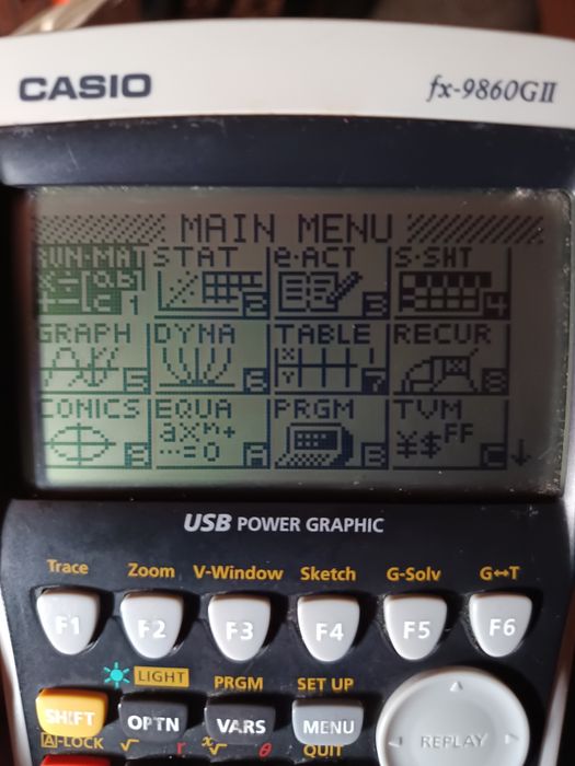 Calculadora científica casio fx 9860 GII