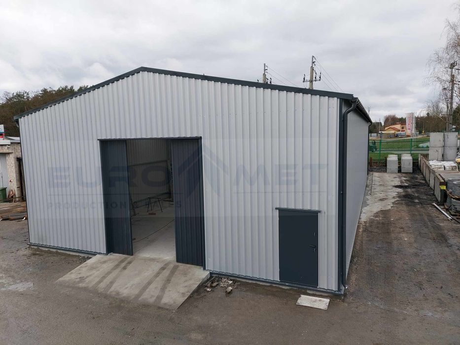 Hala stalowa 12x25x5 magazyn EURO-MET