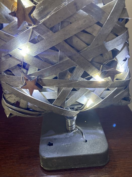 Árvore Artesanal c/ Led(55cmX16cm)