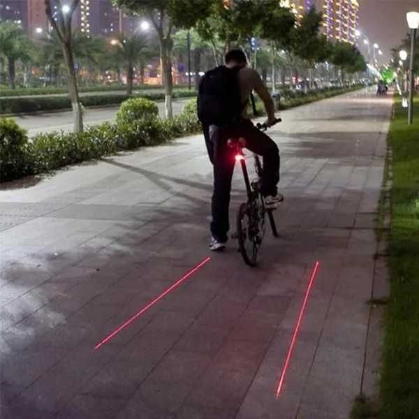 Lanterna traseira de bicicleta