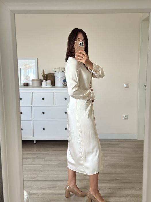 Сукня атласна zara