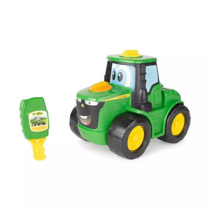 Tomy John Deere traktor Johnny na kluczyk. Tomy