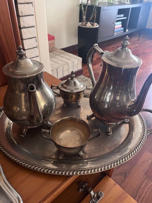 service de cha baignado em prata